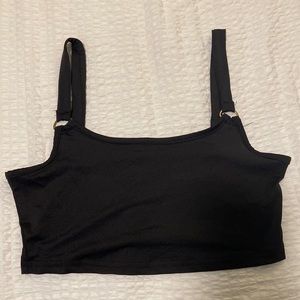 Black Crop Top Size:S